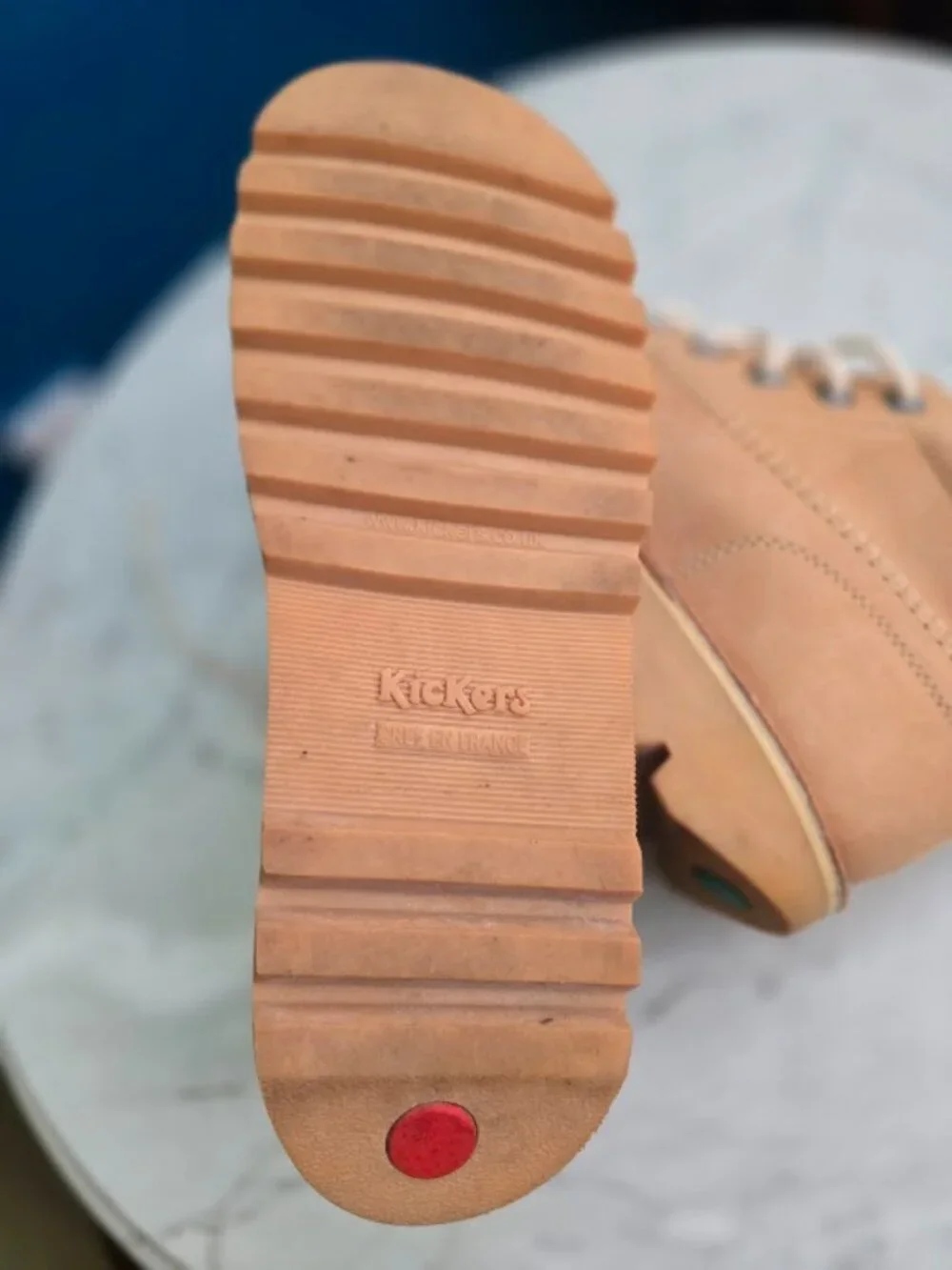 Classic Kickers Kick Hi Leather Boots Tan Size EU 42 (US Men 9 / Women 11)